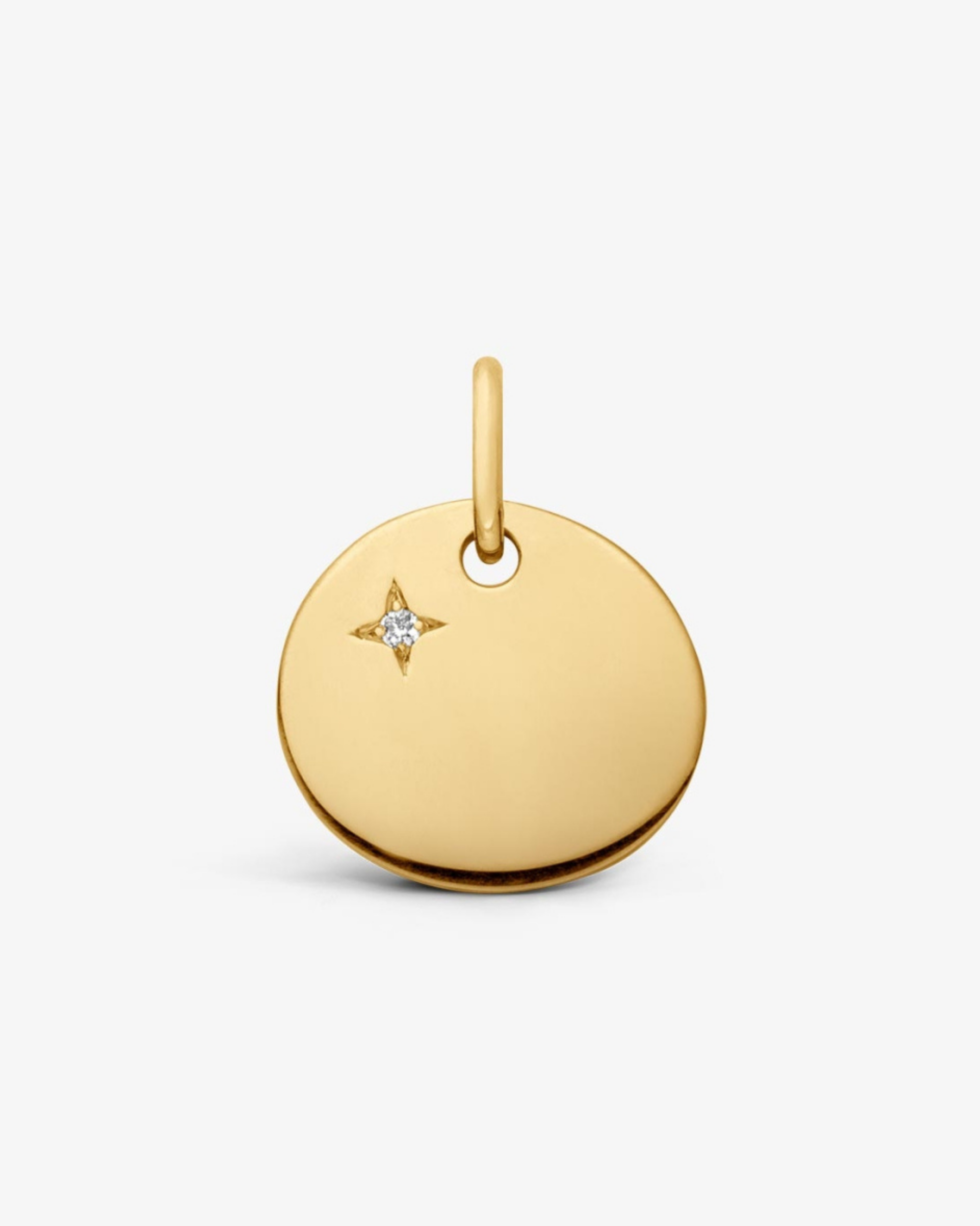 Pendentif Galet Or Jaune Ma Petite Étoile