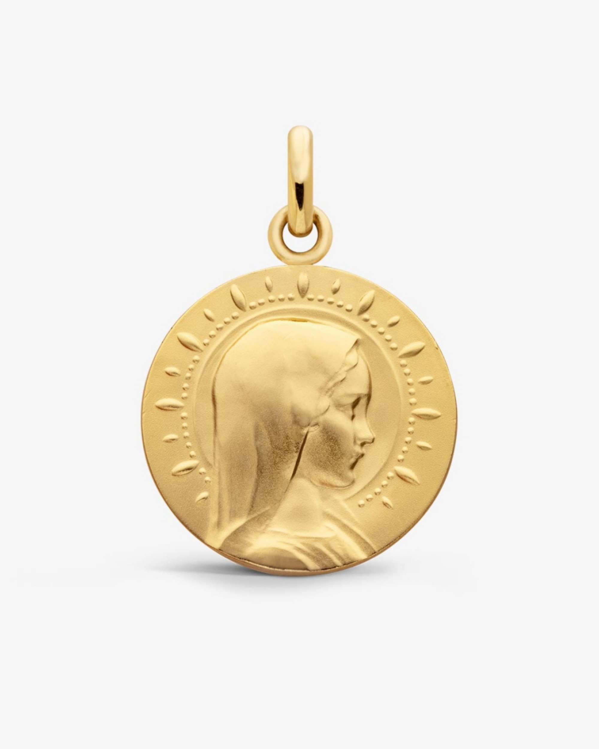 Médaille baptême Vierge Jeune Étoilée