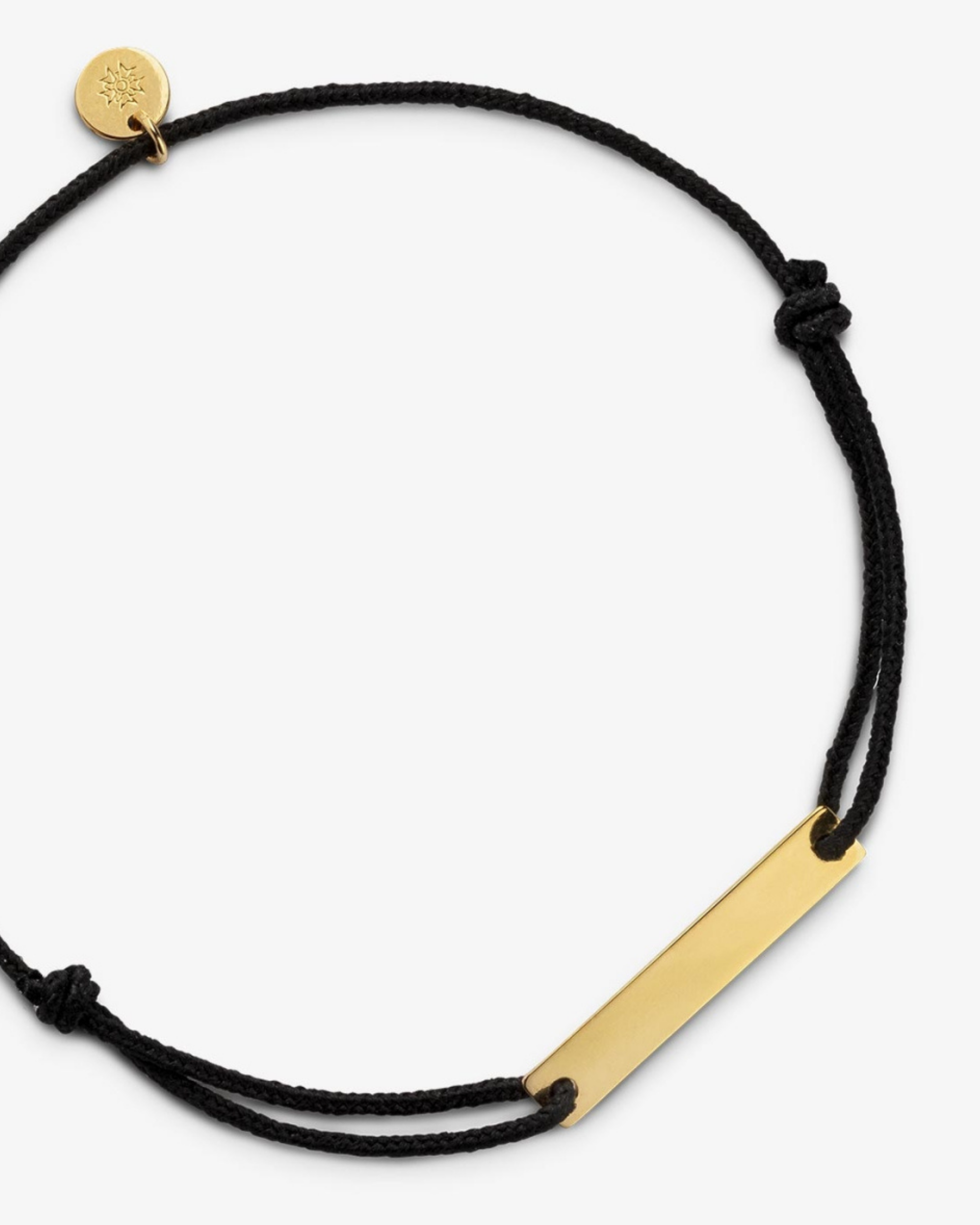 Bracelet Gourmette Réglisse Cordon