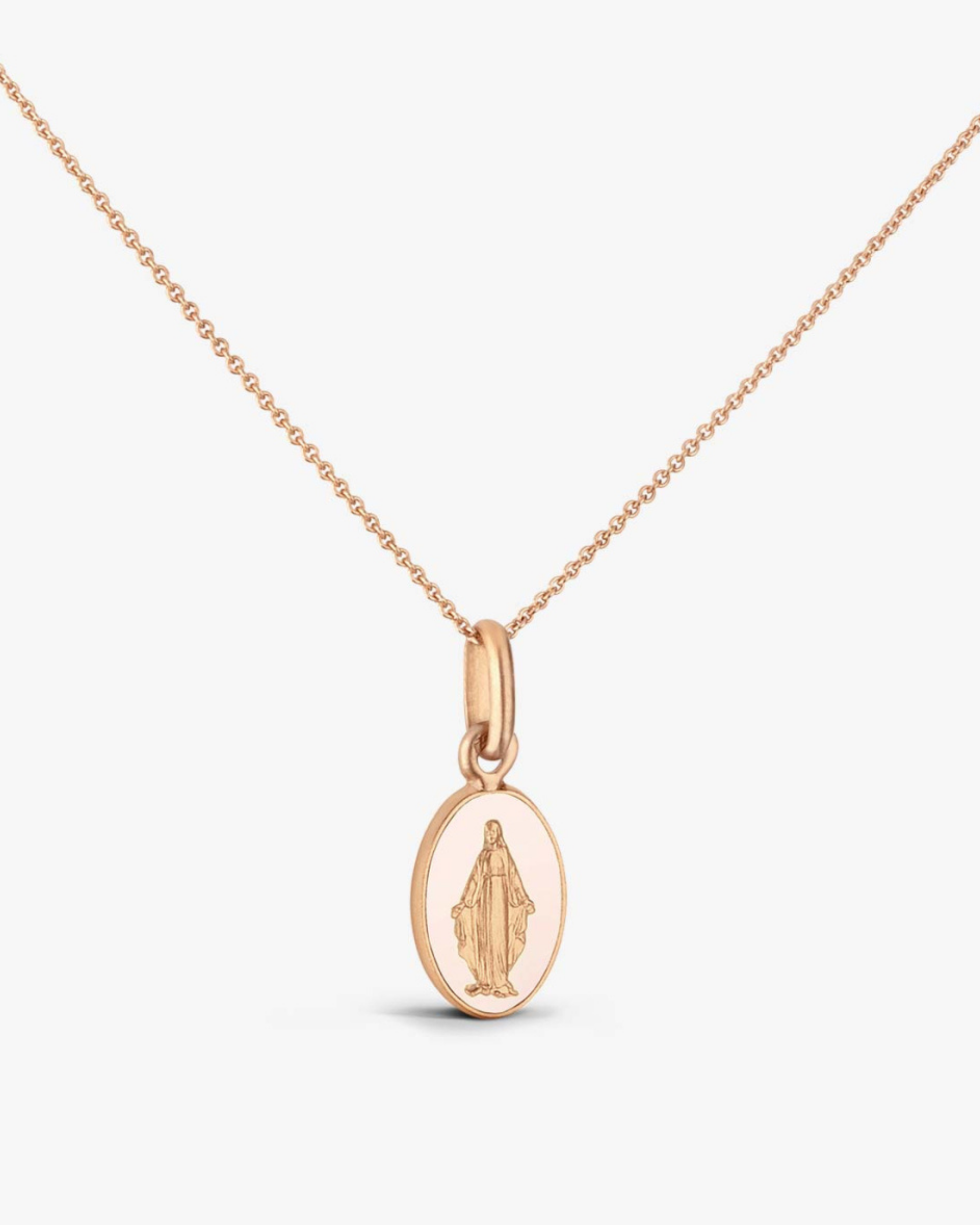 Médaille Miraculeuse Rose Poudré