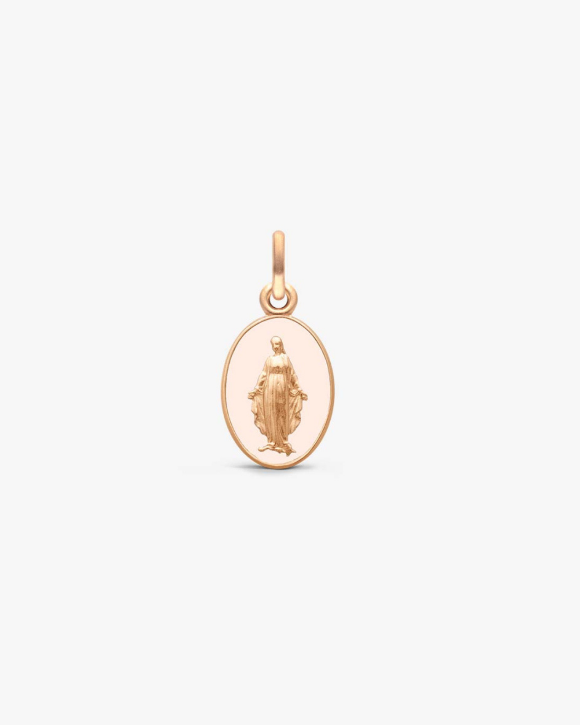 Médaille Miraculeuse Rose Poudré