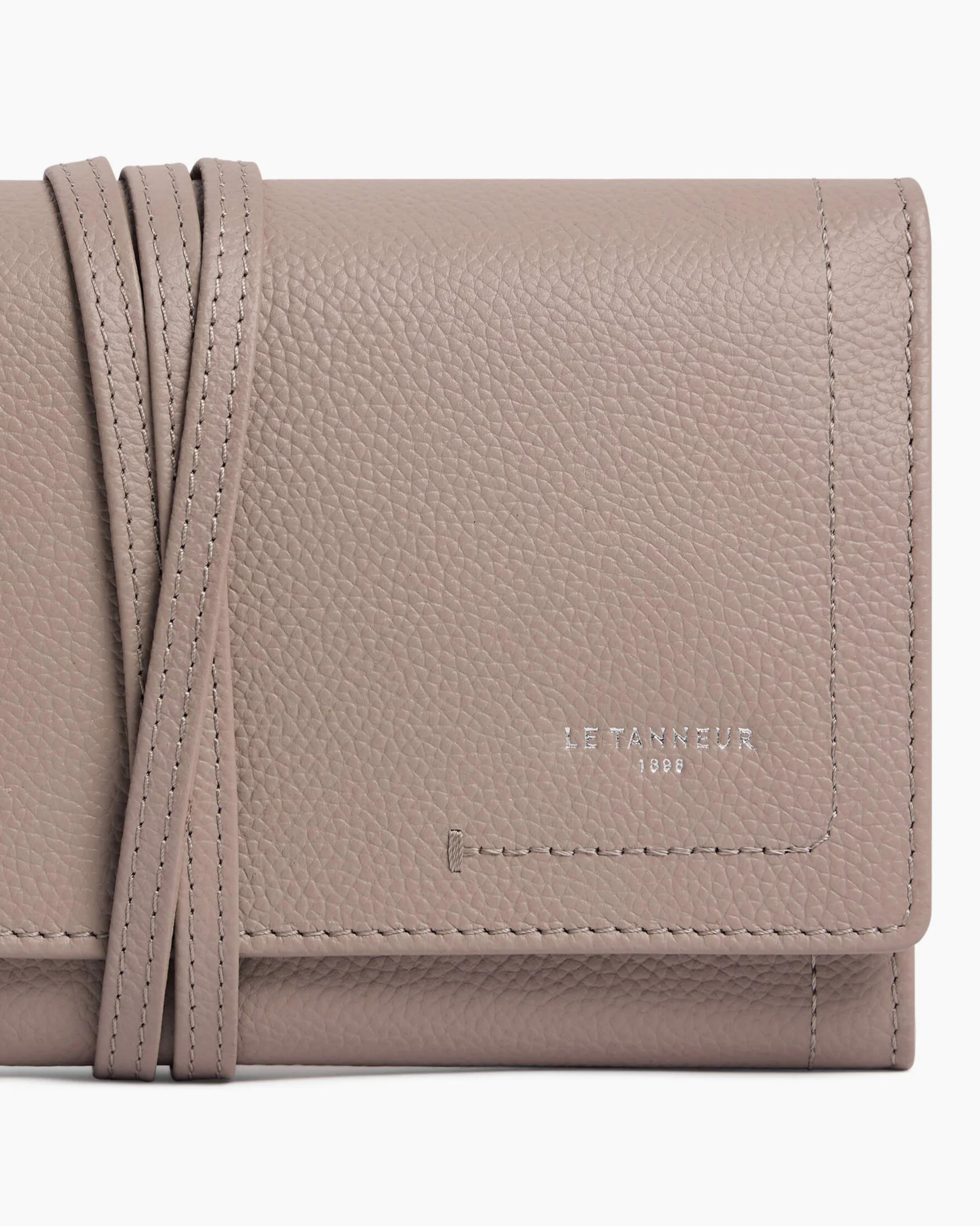 Coffret bijoux de voyage en cuir grainé