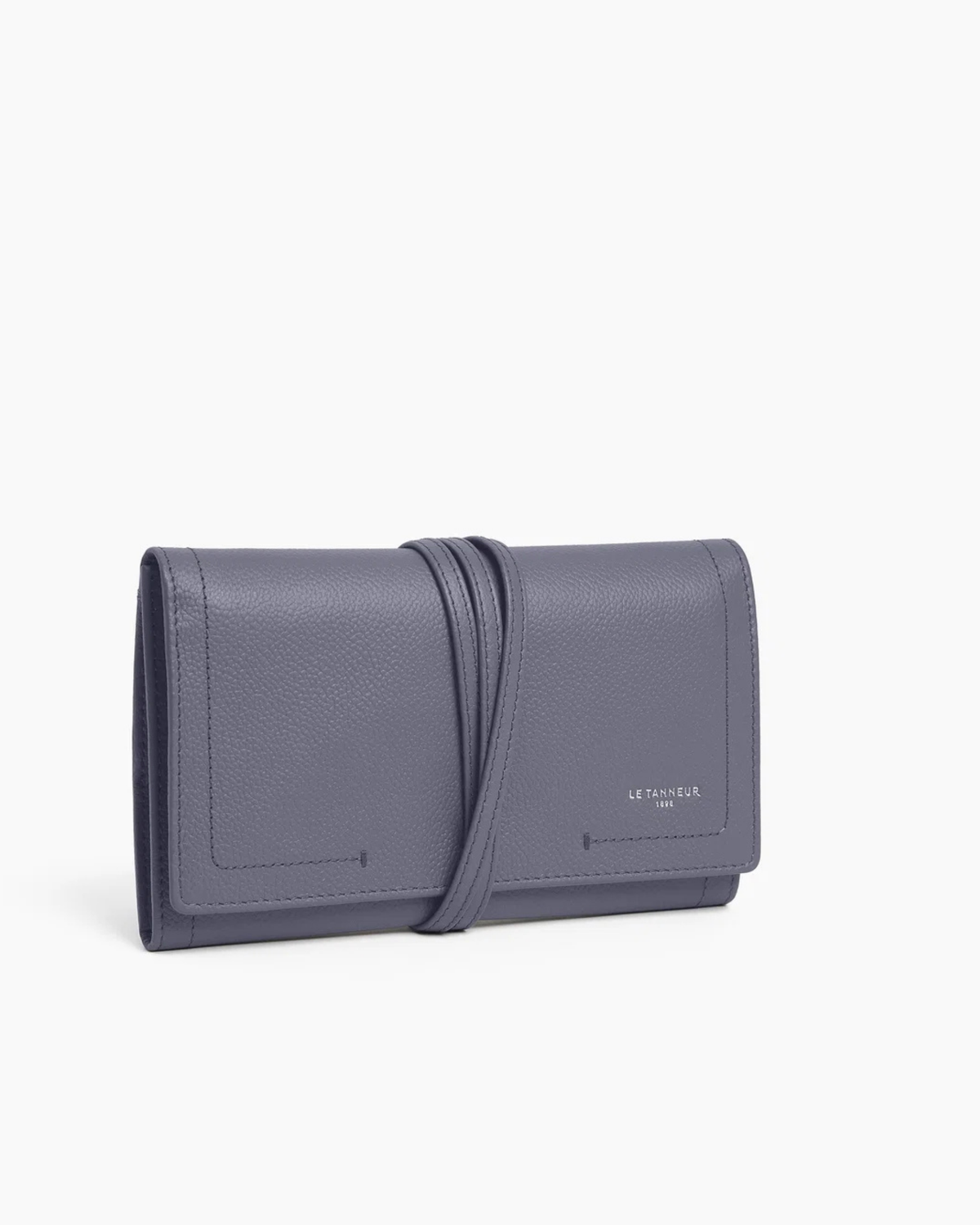 Coffret bijoux de voyage en cuir grainé