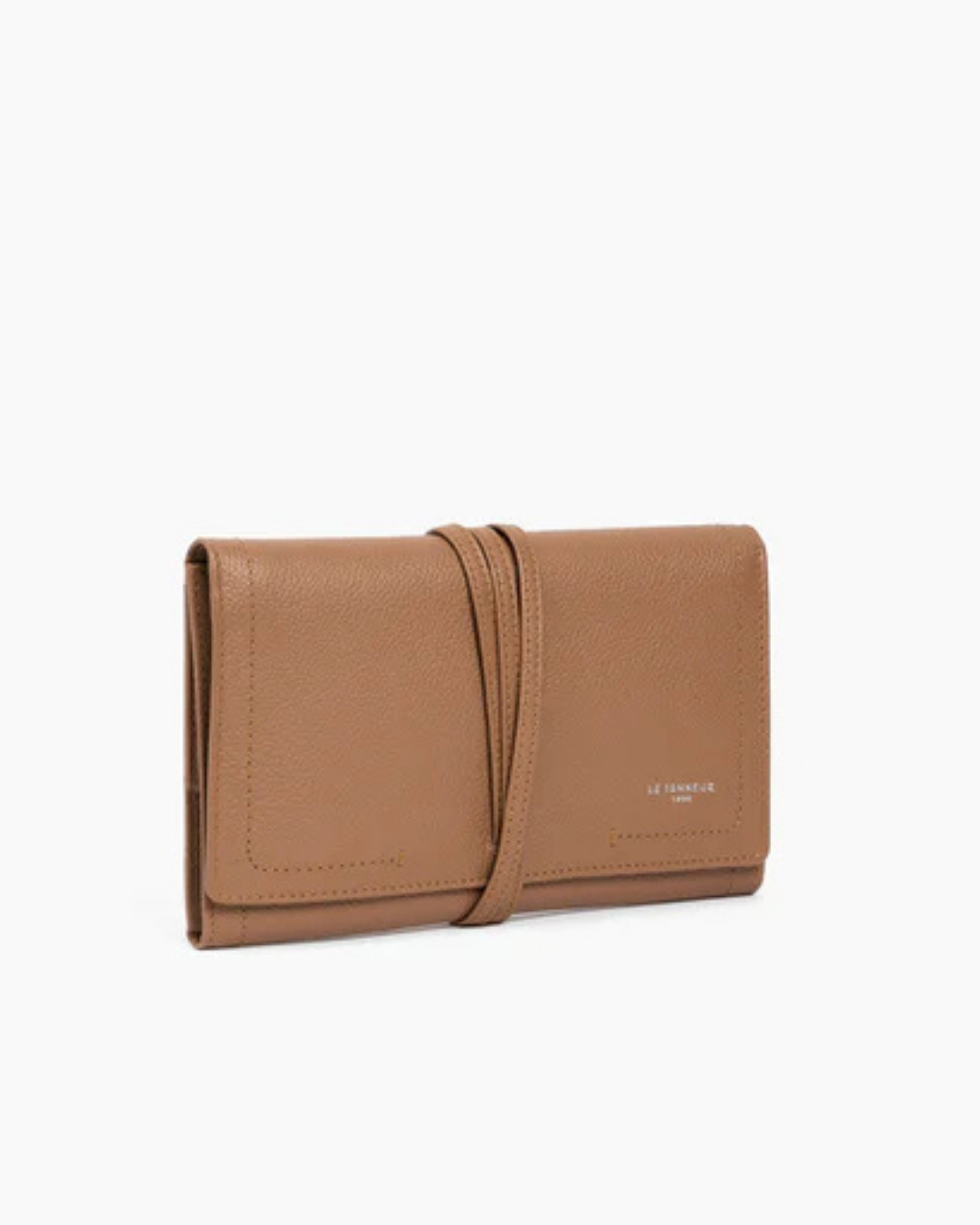 Coffret bijoux de voyage en cuir grainé