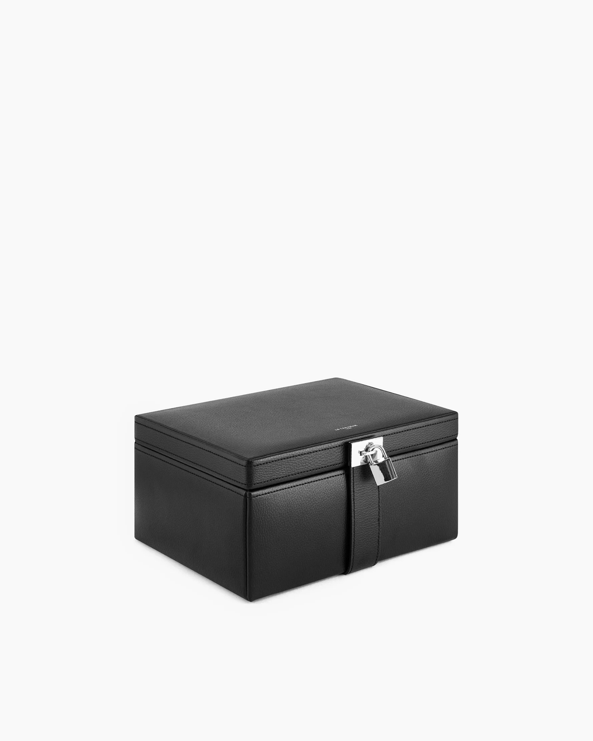 Grande boite à bijoux en cuir