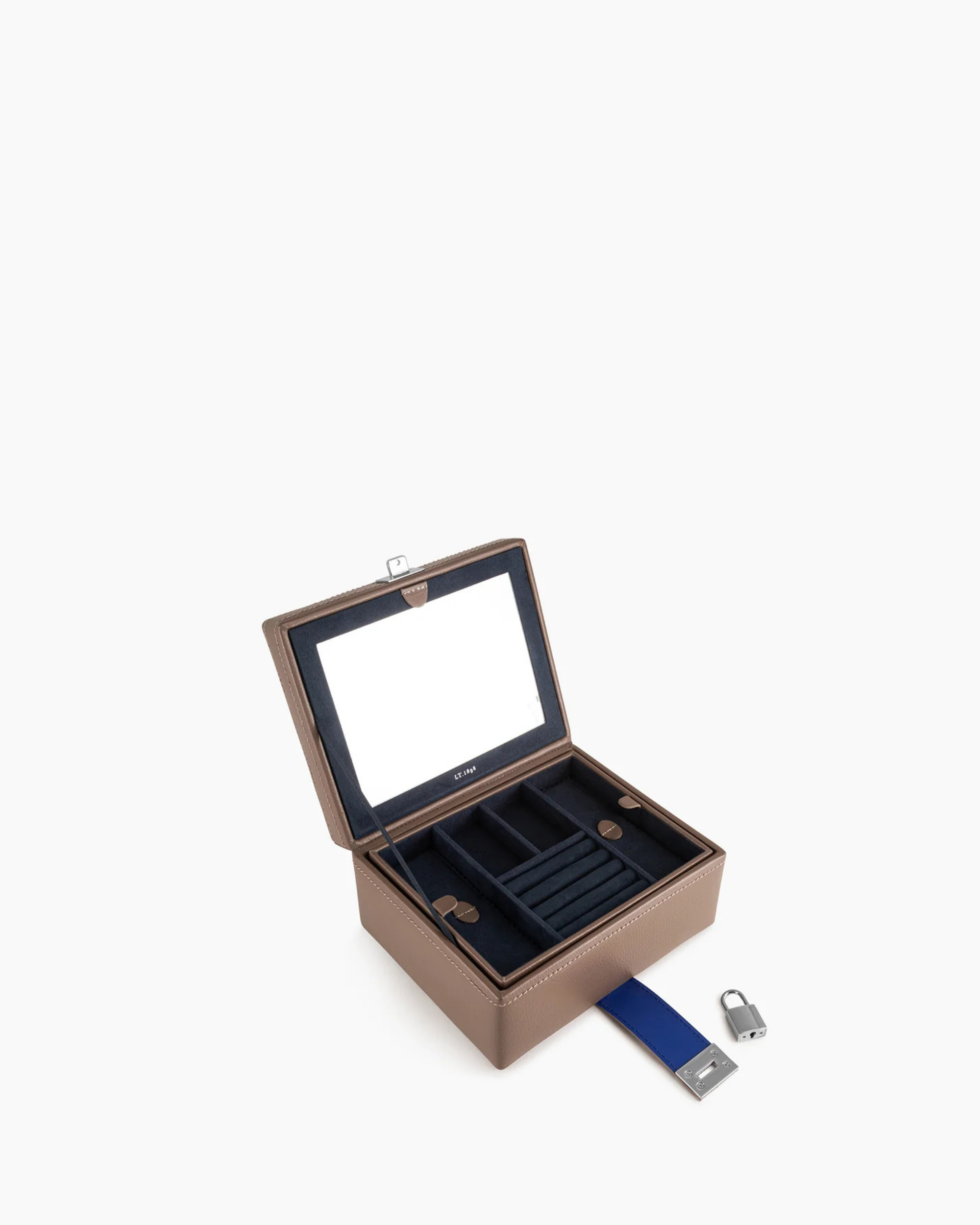 Boite à bijoux moyen modèle en cuir