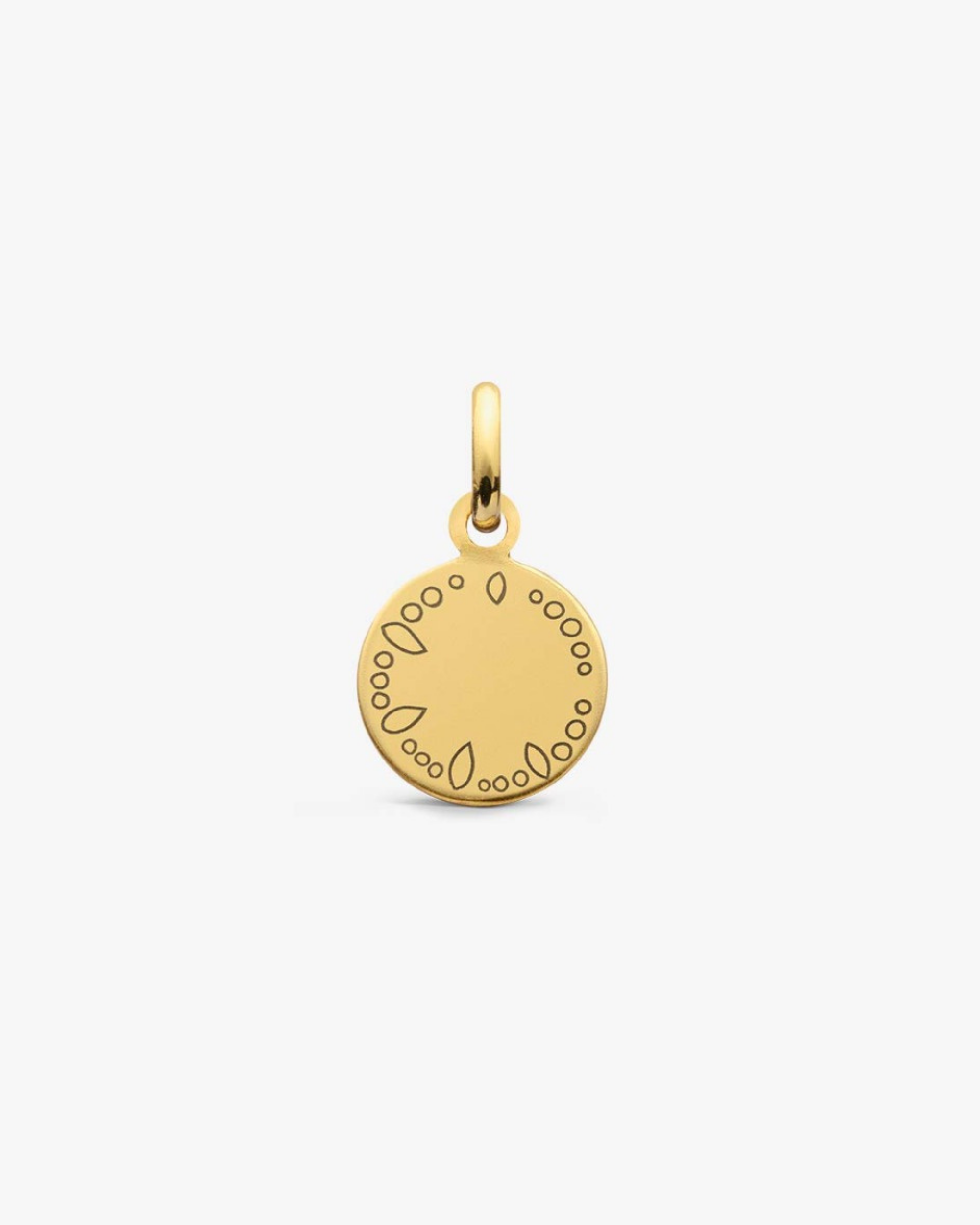 Pendentif Or Jaune Etoile - Bleu Marine