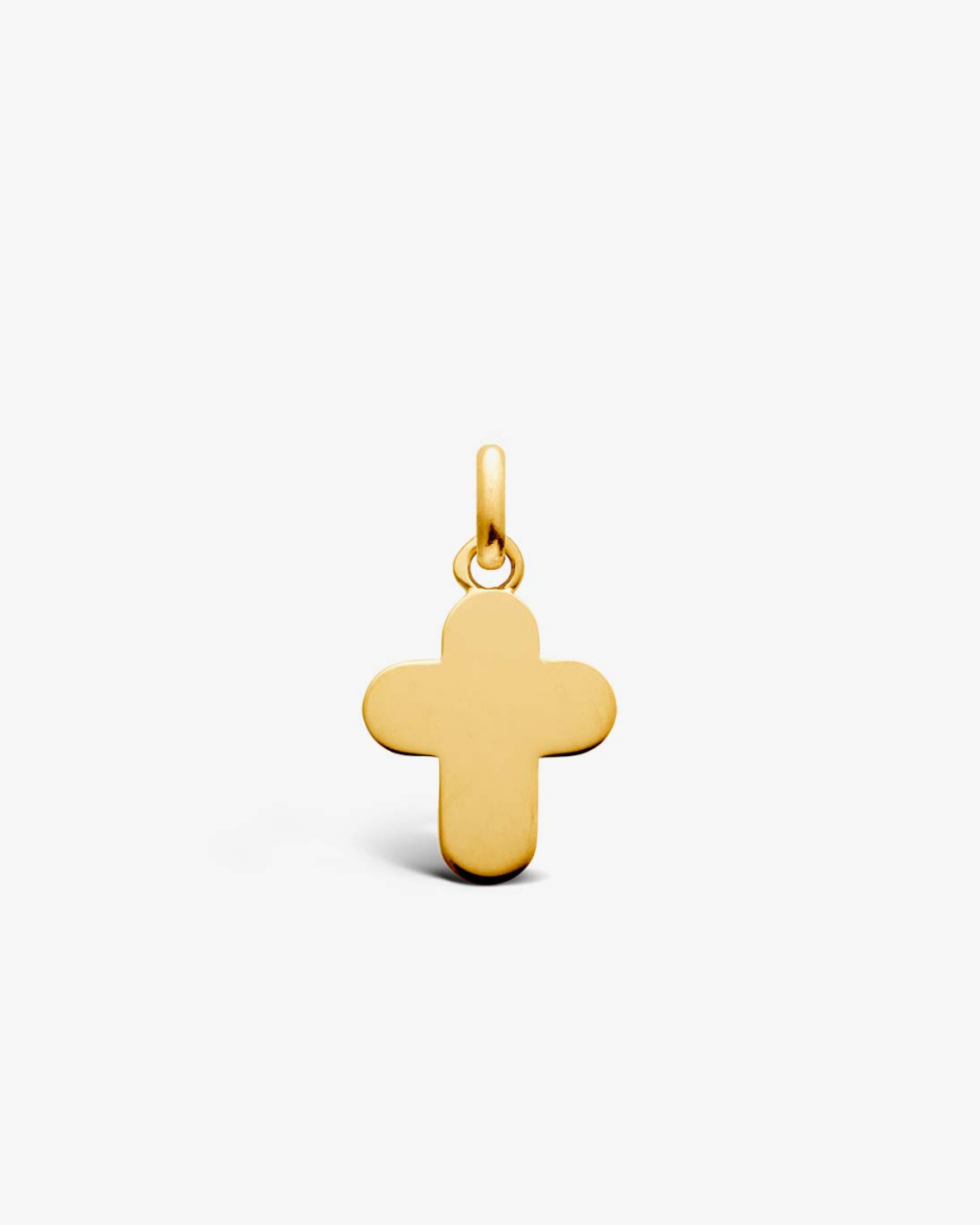Croix Arrondie Or Jaune