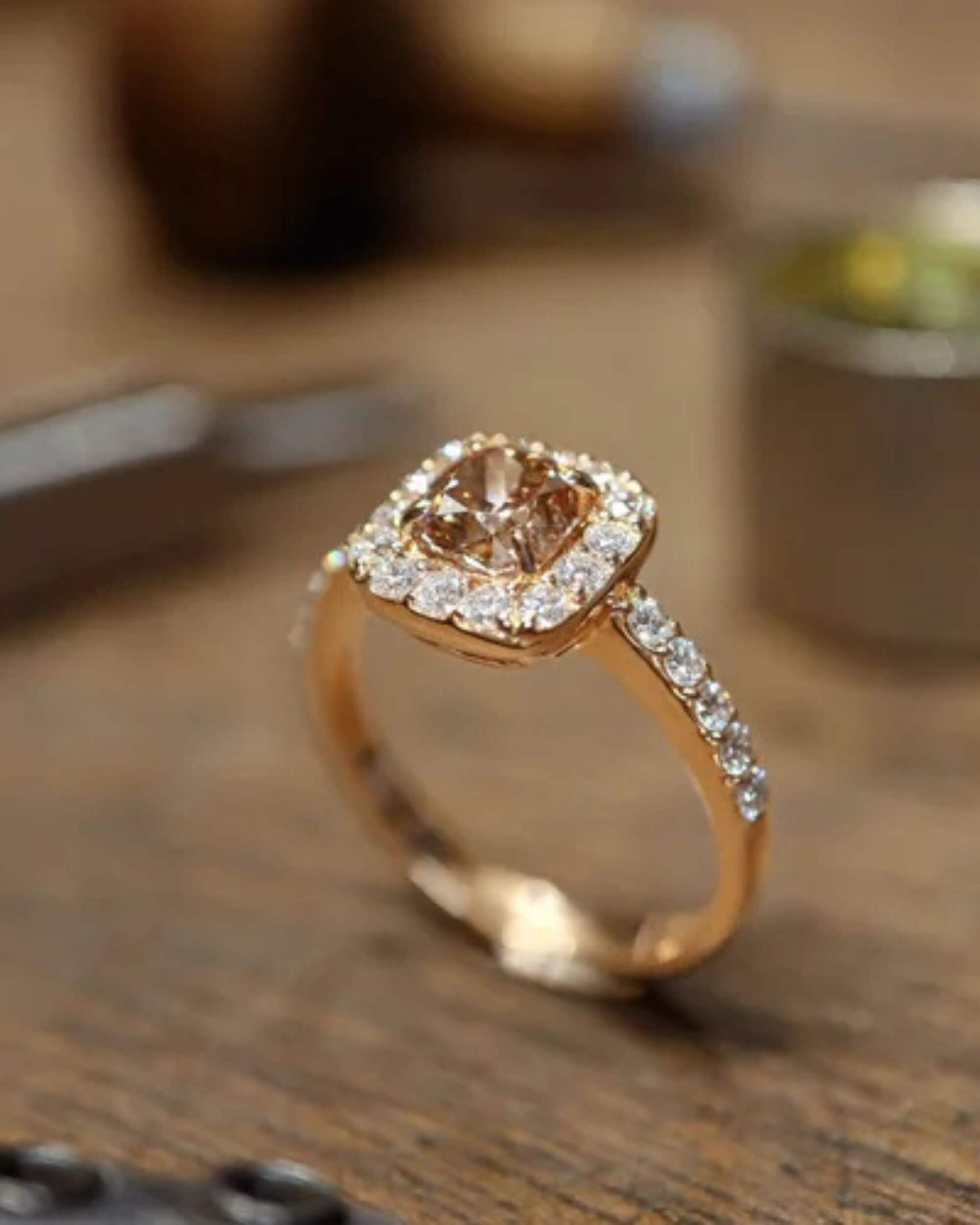 Bague Cognac éclatant