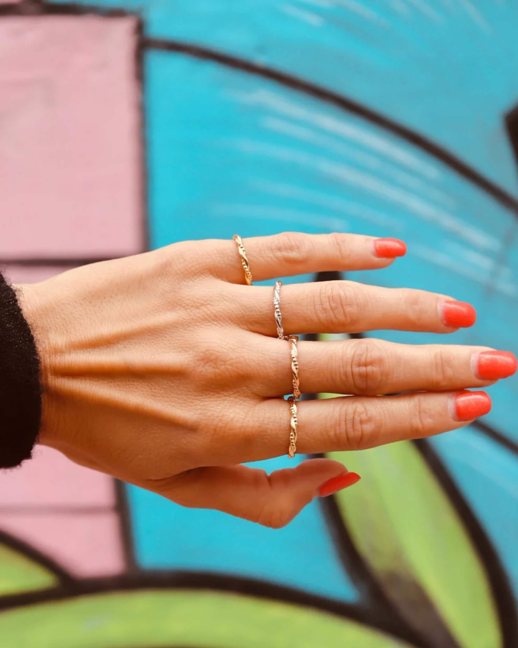 Bague Ispahan S Or Rose
