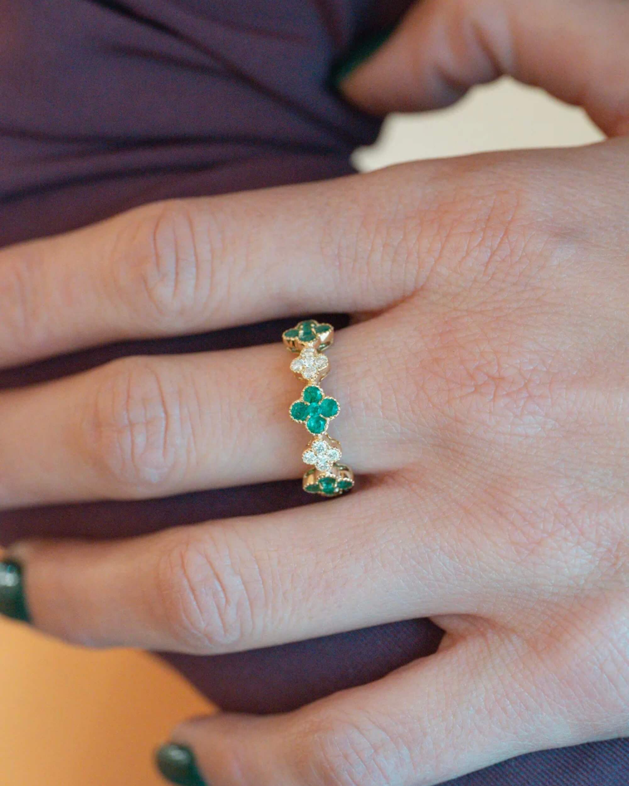 Bague Zahara émeraude