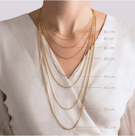 Chaîne Vermeil Forçat Rond - 50 Cm