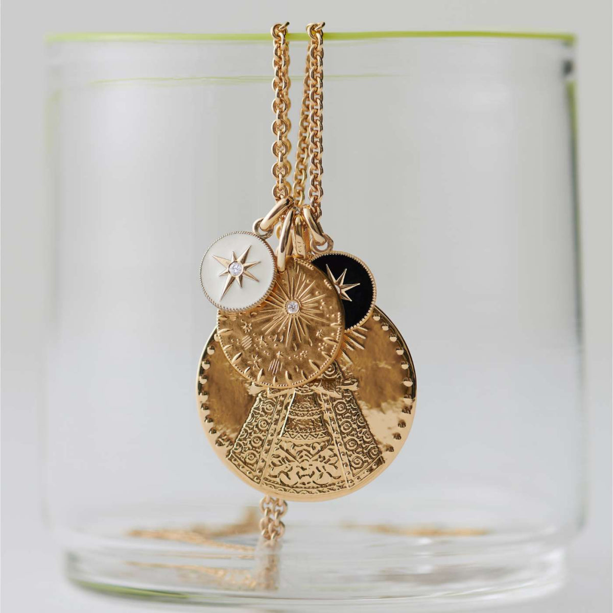 Pendentif Or Jaune & Diamant Etoile - Ivoire
